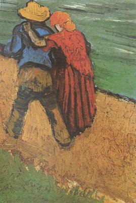 Vincent Van Gogh Two Lovers (nn04) Norge oil painting art